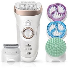 Braun Silk-Epil 9 SkinSpa 9-961v 여성용 4-in-1 제모기 습식 및 건식 제모기 여성용 전기 면도기 각, One Color_One Size, 상세 설명 참조0, 상세 설명 참조0