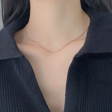 얇은목걸이