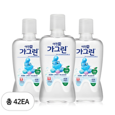 동아제약 어린이용 가그린 사과향, 550ml, 42개
