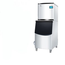  업소용 제빙기 대규모 대용량 업소용제빙기 커피숍 기계 식당, 공기 냉각, 수돗물 이용, 210KG 얼음 기계 