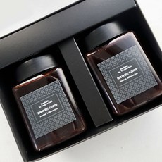도라지청 430g + 도라지청 430g (지함포장) 선물세트 결혼답례품 회사답례품 돌 백일 답례품 무료문구작성 도라지 홍삼 어르신 간식 금산 금산양전식품 선물, 1세트, 도라지청430g+도라지청430g (지함포장)