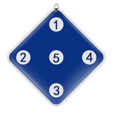 JIBAIHUO 펜싱 벽 타겟 펜싱 더미 숫자 표적 초보 연습용 기구 장비 용품 블루 알루미늄테두리 50x40x1cm + 접착걸이 1개 상품 이미지