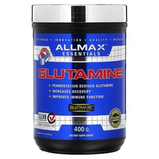 올맥스 순도 100% 미분화 글루타민 400g(14.1oz), 4개, 400g