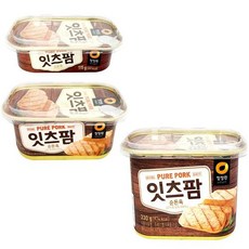 1+1 미르쇼핑 청정원 잇츠팜115g 190g 330g 순돈육 햄통조림 캔햄 순돈육 사용 햄 다양한 종류 대용량 소량 업소용 가정용, [청정원 잇츠팜330g 한세트]