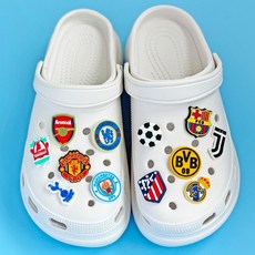퍼니펀 퍼비츠 신발장식 유럽 축구팀 파츠 12P 세트