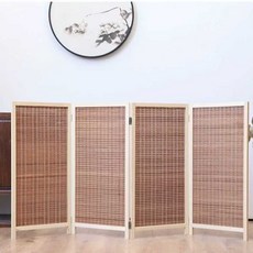 낮은파티션 원목 3단 접이식 120 분리 100 4단 높이 80 공간 가림막, 22. 60x40 5개 원색 대나무