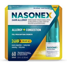 Nasonex 나소넥스 24시간 알러지 비강스프레이 60스프레이, 60 Spray - Adult, 1개