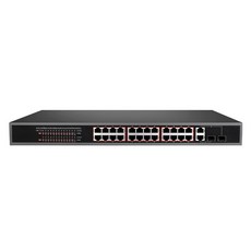 [이지넷유비쿼터스] 이지넷 NEXT-PoE324SFP-TP (10/100Mbps/24포트/PoE스위치) [400W]