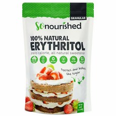 So Nourished 100% Natural Erythritol 소너리쉬드 100% 네츄럴 에리스리톨 40oz(1.14kg), 1개