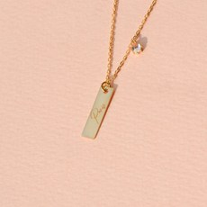 925이니셜토글바목걸이