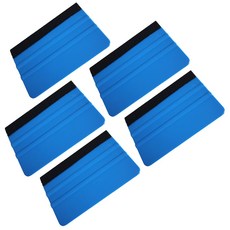 플라스틱 펠트 스퀴지 자동차 창 필름 데칼 스크레이퍼 적용 도구 자동차 자동차 가제트 5, Blue, 1개