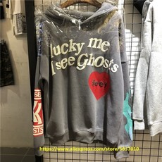 남성 후드 티 lucky me hoodies men women i see