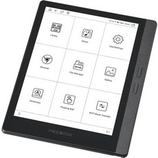 미북 MEEBOOK M7 6.8인치 ebook 전자책 리더기, 블랙[전면]+회색[뒷면], 기본
