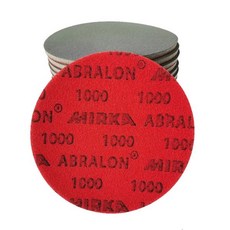 호환 레드 파인 그라인딩 스폰지 연마 사포 MIRKA 에머리 천 P500 P600 P1000 P2000 P3000 P4000 150mm 6 인치, [02] 1 PCS