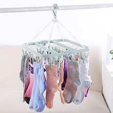 공간절약 양말 건조대 속옷건조대 아기빨래 집게형