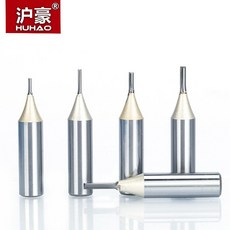 HUHAO 1pc 14 12생크 TCT 스트레이트 비트 루트 비트 목공 조각 2 플루트 나무 조각 가공 커터 초경 CNC 비트 밀링 커터, 5286