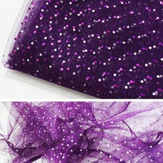 (천마마-망사원단) 2mm 스팽글망사 무대의상 16color, 퍼플