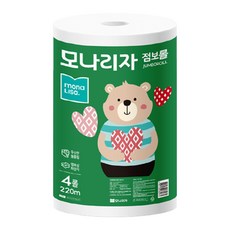 모나리자 점보롤 220m 2겹, 4롤, 1개
