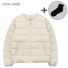 스노우피크 2024 F/W 랜드 남녀공용 경량패딩 다운자켓 양말 증정