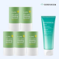 김정문 알로에 선스틱 5개+알로엘 겔 크림 100ml, 상시 [김정문 알로에] 선스틱 5개+ 수딩젤