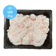 [헤이미트] 국내산 대용량 돼지지방 돼지고기 지방 돈지 돼지비계 돼지기름 냉동 4kg, 1개