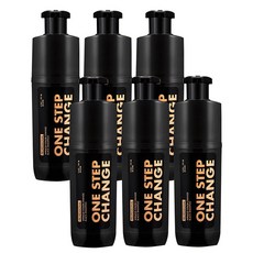 (시즌3) 꾸띄르 헤어 프로페셔널 미라클 컬러체인지 블랙샴푸 (진갈색) 180ml, 6개