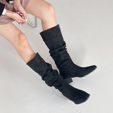 통넓은미들부츠