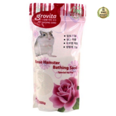 라이브잇 그로비타 햄스터 목욕모래 장미향, 550g, 10개