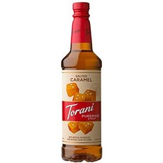 Torani Puremade Syrup Salted Caramel 25.4 Ounces Torani Puremade 시럽 솔티드 카라멜 25.4온스, 1개, 720g