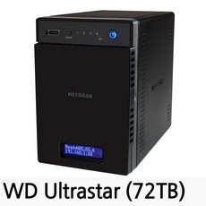 넷기어 ReadyNAS RN214 4베이 랜섬웨어예방 쿼드 1.4GHz, RN214 (72TB)