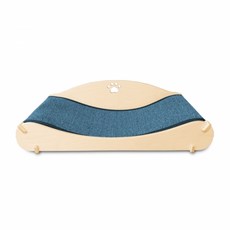  힐링타임 카페트 원목 쇼파 스크래쳐, 블루 