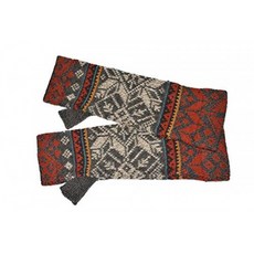 Invisible World Women's Alpaca Wool Fingerless Gloves Texting Typing Greg