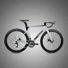자전거프레임 치넬리 비고렐리 알루미늄 서벨로twitter r5 carbon road bike 22speed 디스크 브레이크 자갈 자전거 탄소 바퀴 bicicleta 자갈 자전거, 시멘트 그레이, 46cm(160-165cm)
