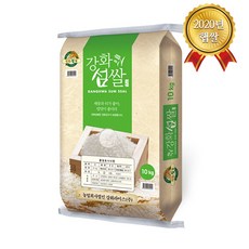 [에타홈] [논앤밭위드] 2020년 햅쌀 강화섬쌀 (상등급) 10kg, 단품
