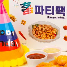 펀쿡 에어프라이어전용 모듬튀김 홈파티팩 500gX2팩+소스2팩(2종)+해물짜조 300g