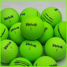 볼빅 무광 칼라별 그린 2피스 A급 로스트볼, 1개, GREEN, 30개입