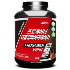 프로게이너 WPIH 2kg_초코 단백질보충제 헬스보충제, 1개