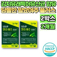 국내산 당돌한 발효 여주 농축 분말 비터 멜론 bitter melon 김치유래 유산균 락토바실러스 플란타룸 여주농축액, 63g, 2개