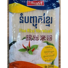 캄보디아 파인 라이스 버미셀리 건면 Fine Rice Vermicelli worldfood, 300g, 10개