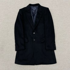 JK38 지오송지오 여성 캐시미어 100% 블랙 코트