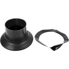 베이스 드럼 인핸서 ABS 고무 킥 포트 홀 프로텍터 포함 견고한 효과 증폭기블랙, Black, 1개