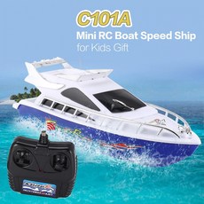 c101a 미니 rc 고속 레이싱 보트, 레드