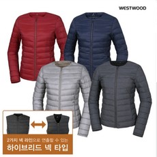 웨스트우드 가성비갑 75% 초특가 발열소재 여성 경량 패딩 자켓 J4CJP236