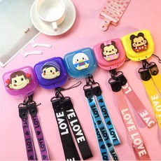 NUBITEL_누비마트_치아 유지기 케이스 보관함 캐릭터 박스_누비텔레콤_NUBITEL샵, 옵션체크_핑크미니+러브줄