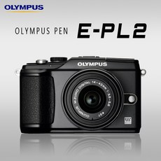 올림푸스 E-PL2 (14-42mm 포함)+16GB+UV필터 증정 k, 블랙, 바디+14-42mm 렌즈 세트