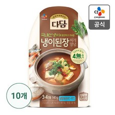 CJ제일제당 [CJ 제일제당]다담/냉이된장찌개 양념 140G/냉장X10, 단품없음