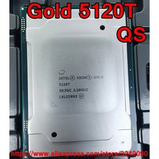 인텔 제온 골드 5120T QS 버전 Gold5120T 프로세서 19.25M 캐시 2.20GHz 14-코어 105W LGA3647 확장 CPU