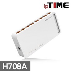 ipTIME 8포트 스위칭허브, H708, 1개