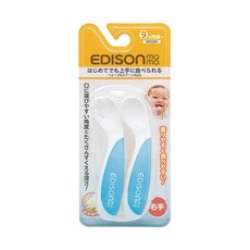 EDISONmama KJC 에디슨 마마 (EDISON mama) 포크 & 스푼 BABY 소다 오른손용 9개월경부터 대상