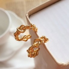 도금링귀걸이